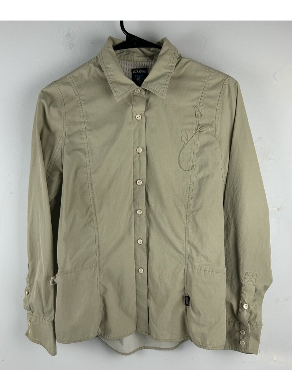Kuhl Shirt Womens S Long Sleeve Button Up Hiking Outdoors Pockets Mountains
